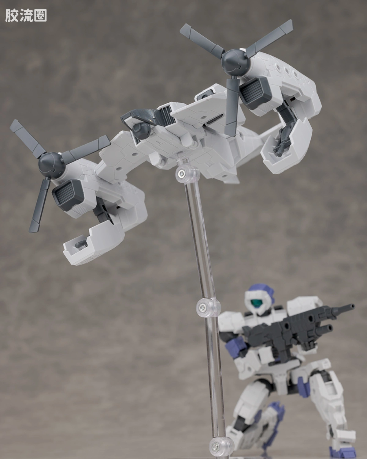 30MM 1/144 Extended Armament Vehicle EXA Vehicle(倾转旋翼机Ver.) - 图片